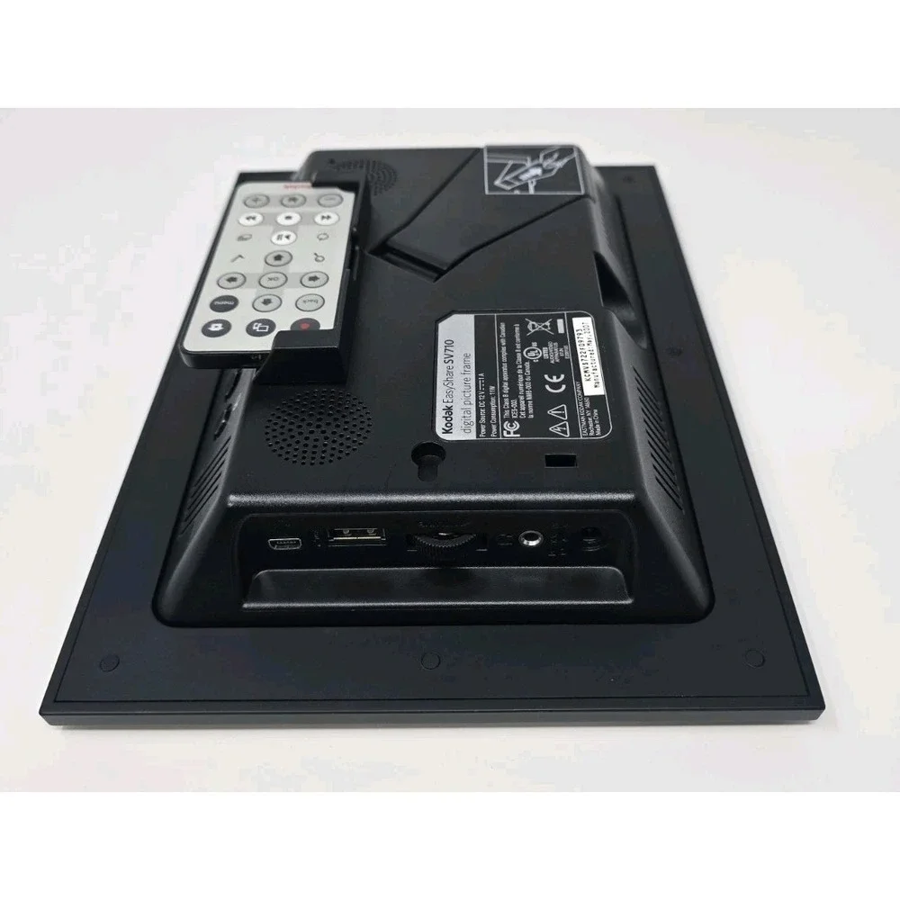 Kodak‎ EasyShare SV710 Digital Picture Frame TESTED w/ power cable & REMOTE